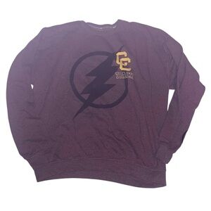 The Flash Men's Central City Track Pullover Burgundy Sweatshirt